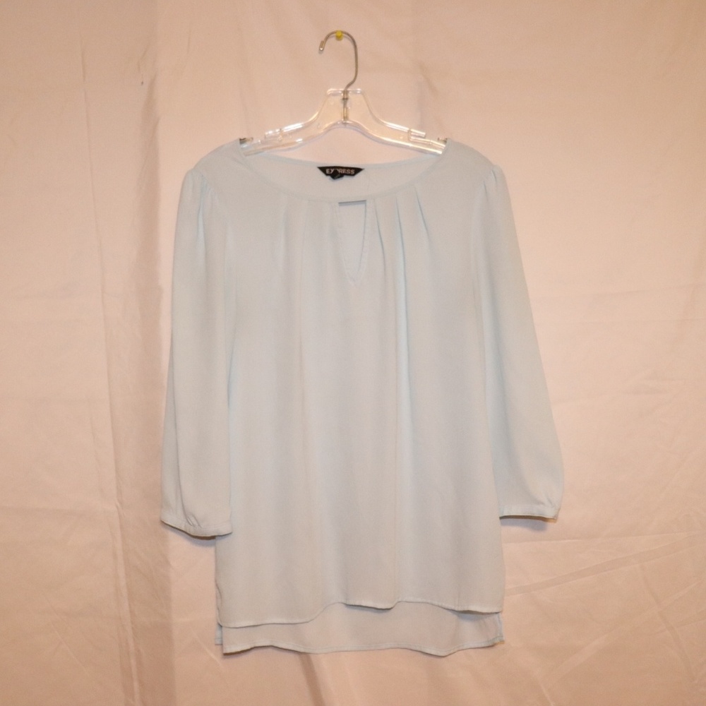 Baby blue Express blouse